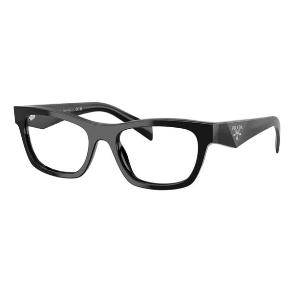 NEW PRADA PR B01V 16K1O1 BLACK WOMEN EYEGLASSES PRADA PRB01V 16K1O1 - Picture 1 of 3